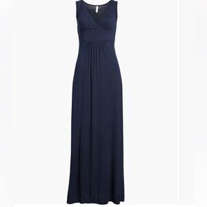 Nordstrom brand Loveapella V-Neck Jersey Maxi Dress Sz 12P